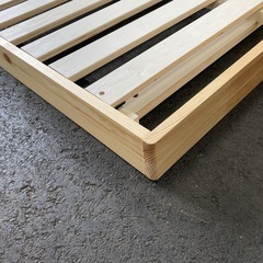 シングル　すのこベッドフレームの画像