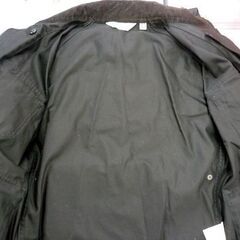 ☆JOURNAL STANDARD HOMESTEAD ミリタリージャケット アウター ブラック コットン100％ フード付き メンズ 黒 札幌市 豊平区 平岸店の画像