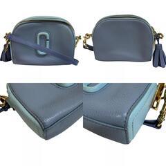 マークジェイコブス MARC JACOBS ショルダーバッグ スナップショット ハーフムーン フリンジチャーム付き H112L01SP21 491 ブルーの画像