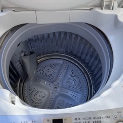sharp 洗濯機　2019年製の画像