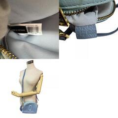 マークジェイコブス MARC JACOBS ショルダーバッグ スナップショット ハーフムーン フリンジチャーム付き H112L01SP21 491 ブルーの画像