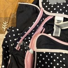 女児ドットかわいいリュックの画像