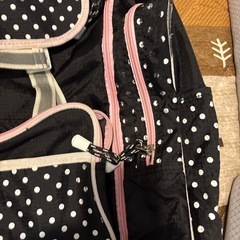 女児ドットかわいいリュックの画像