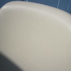 シェルチェア　木目ホワイト　　の画像