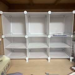 組み立て式棚 収納棚 整理棚 収納 ラック 本棚 収納ボックスの画像
