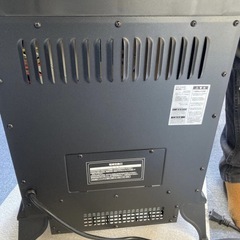 クラシック電気ストーブ黒の画像