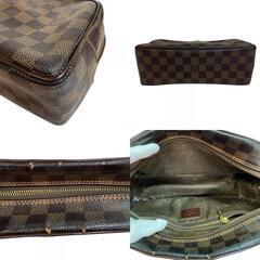 ルイヴィトン LOUIS VUITTON セカンドバッグ ダミエ トゥルーストワレット25 N47624 ブラウンの画像