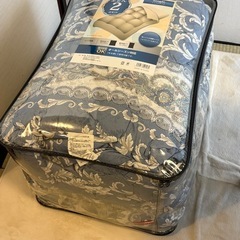 ［決まりました］ふとん・２点セット（ブルー）の画像