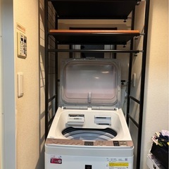 ランドリーラック　　　　　　　ボルト一本欠品の画像