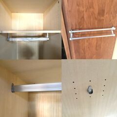 府中家具■ワードロープ■クローゼット  大容量 木目 調 クローゼットダンス 家具の画像