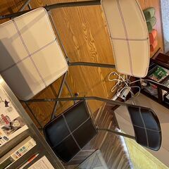 ニトリで購入した折畳椅子2脚の画像