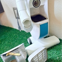 ✨東芝 TOSHIBA スティッククリーナー VC-Y80C(L)💎サイクロン式2WAY掃除機🧼車や部屋の細かい場所もラクラク🫧軽量コンパクトで丸洗いOK🌿中古品600円✨  （検索ワード：東芝、スティッククリーナー、サイクロン式、2WAY、軽量、車掃除、丸洗い、延長管、掃除機、中古） の画像