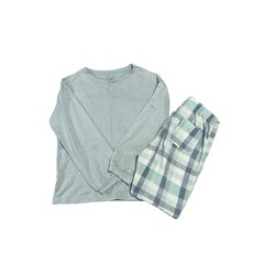 UNIQLO フリースパジャマ ブルー 140cmの画像