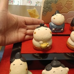 ひな人形 /ひな祭り/ふんわり三段飾りの画像