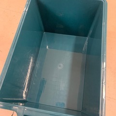 美原店 アイリスオーヤマ バックルコンテナ　ＢＬ－２１　ブルーグリーン　幅４５０×奥行２９５×高さ２５４ｍｍ　の画像