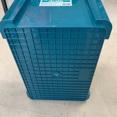 美原店 アイリスオーヤマ バックルコンテナ　ＢＬ－２１　ブルーグリーン　幅４５０×奥行２９５×高さ２５４ｍｍ　の画像