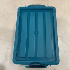 美原店 アイリスオーヤマ バックルコンテナ　ＢＬ－２１　ブルーグリーン　幅４５０×奥行２９５×高さ２５４ｍｍ　の画像