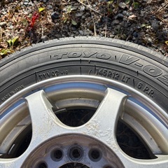 軽自動車　タイヤ、ホイールセット1本の画像
