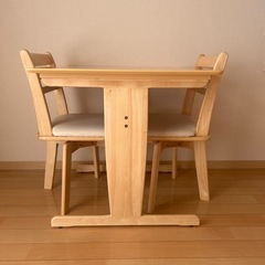 2人がけダイニングテーブルセットの画像