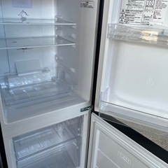 【新生活応援セット　2023年製】ニトリ 6kg 全自動洗濯機 &ニトリ　冷蔵冷凍庫140L & 家電ラック(TA001 107 BK)の画像