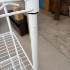 スチールラック　ホワイトの画像