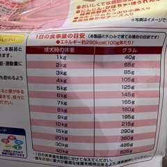 ＊引取決まりました＊愛犬元気　パックン2.5kg✖️ 4袋　の画像