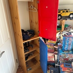 IKEA製キッズ部屋用ロッカー型クローゼットの画像