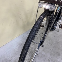 181丁寧に整備済　新基準良品　ヤマハ　電動アシスト自転車26インチ　人気色中古車　前タイヤ新品の画像