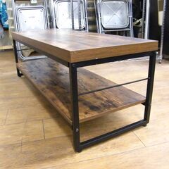 ニトリ ローボード ステイン 120 幅120×奥40×高40cm TVボード TV台 テレビ 家具 収納 ラック  札幌市 厚別区の画像