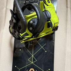 USED スノーボード　サロモン １５０センチ　FLOWビンディング　ケース付きの画像