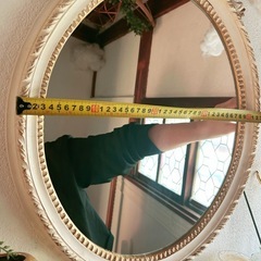 アンティーク　鏡　壁掛け　ミラーの画像
