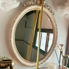 アンティーク　鏡　壁掛け　ミラーの画像