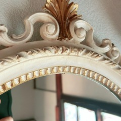 アンティーク　鏡　壁掛け　ミラーの画像