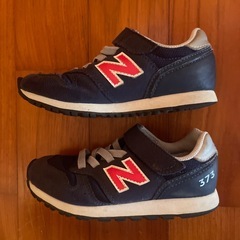 new balance 17cm 373 テープ難ありの画像