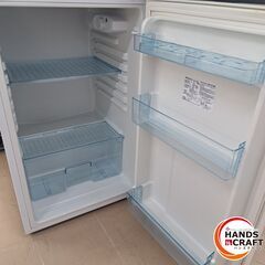 ✨アビテラックス　中古　AR-143E　冷凍冷蔵庫　138ℓ　2018年製　ホワイト ※色やけ有り✨うるま市田場✨の画像