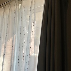 ニトリ　カーテン　ブラウン　遮光2級 の画像