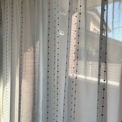 ニトリ　カーテン　ブラウン　遮光2級 の画像