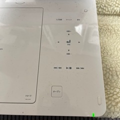 東芝ポータブルDVDプレーヤー　リモコン欠品の画像