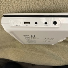 東芝ポータブルDVDプレーヤー　リモコン欠品の画像