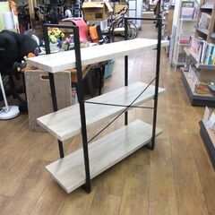 オープンシェルフ 幅100×奥33×高104 棚 収納棚 ラック 多目的収納棚 本棚 札幌市厚別区 厚別店の画像