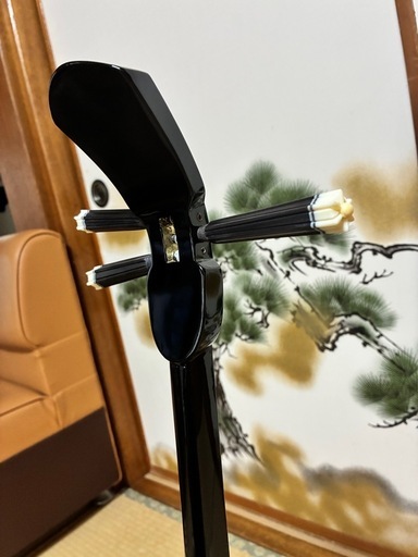 11月29日終了！沖縄三線！新品！貴重！知念大工型！本蛇皮！本張り！【一枚張り】㉑