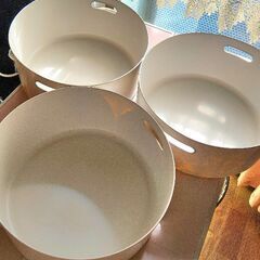 無印良品　ふた付き☆やわらかポリエチレンケース　ラウンド型　の画像