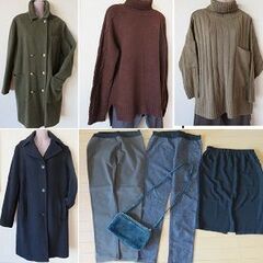 12点まとめて★新品多数あり　ウールコート・セーター・セットアップ・ブラウス・バックほかの画像