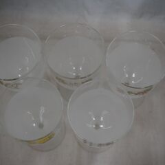 [1728] ガラス製 グラス 5個セット 硝子 ワイン コップの画像