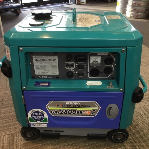 【店頭引取限定】【中古】【現状販売】DENYO デンヨー インバーター発電機 55,000円(税込)