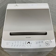 OE101732 シャープ 8.0kg 洗濯機 一人暮らし 小型の画像