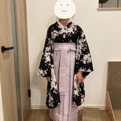 袴一式 小物付き　
小学生　卒業式　キャサリンコテージの画像