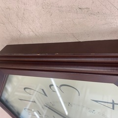 美原店　レトロ　大型　幅48cm maruman 掛け時計　壁掛け　動作品の画像