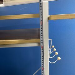 【美品】棚付きファンシーラック 白×ウッド キャスター付き お洒落 早い者勝ち 引取歓迎 配送OKの画像