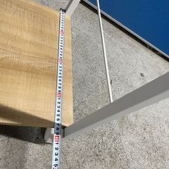 【美品】棚付きファンシーラック 白×ウッド キャスター付き お洒落 早い者勝ち 引取歓迎 配送OKの画像